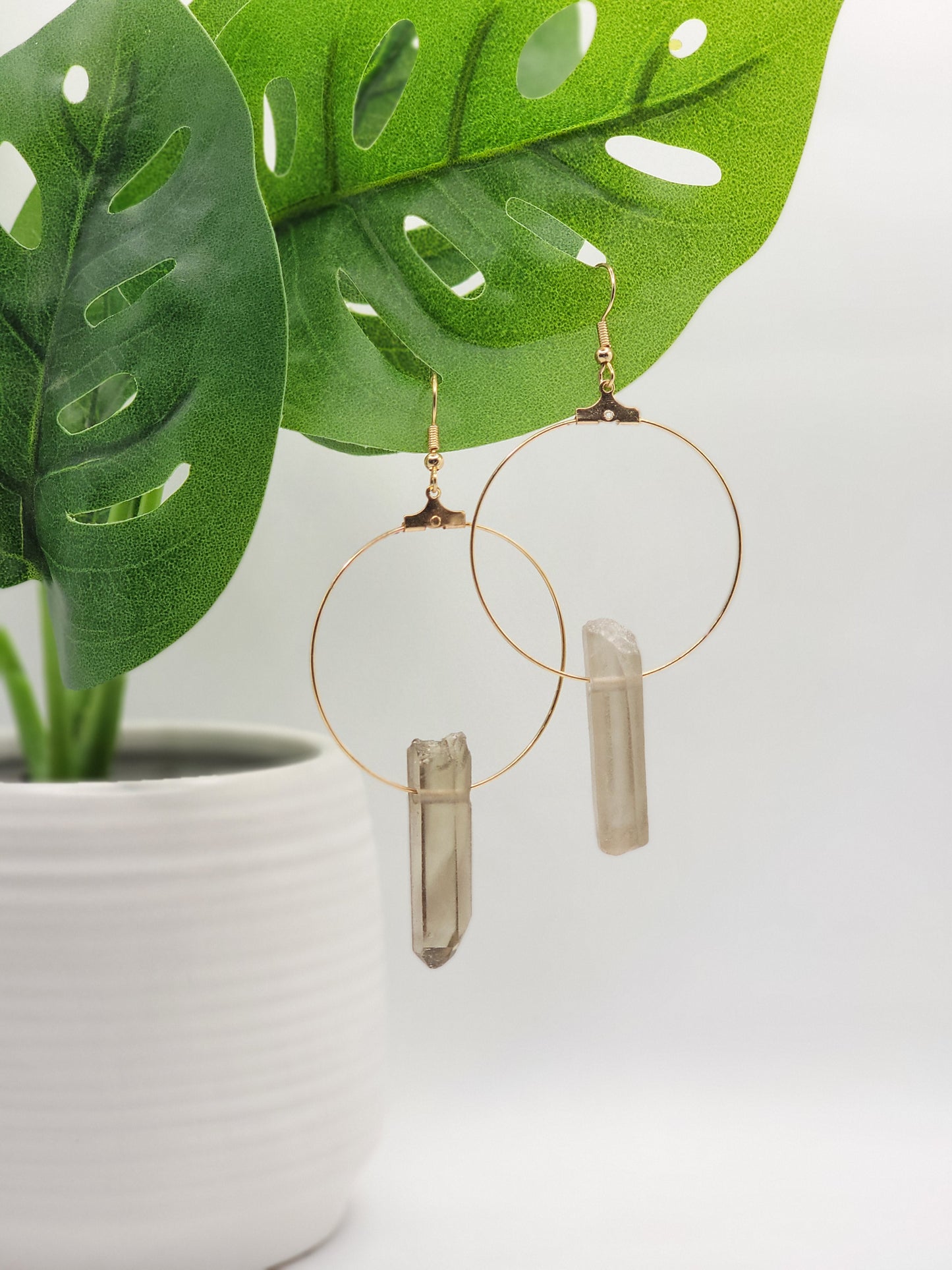 Smoky Quartz Earrings