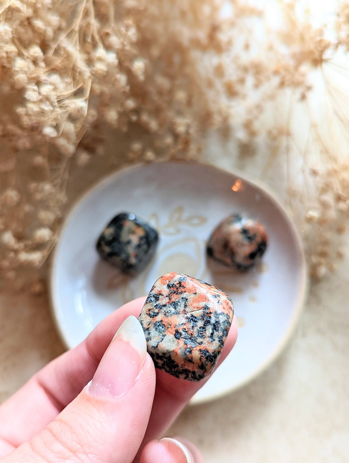 Tumbled Orange Unakite