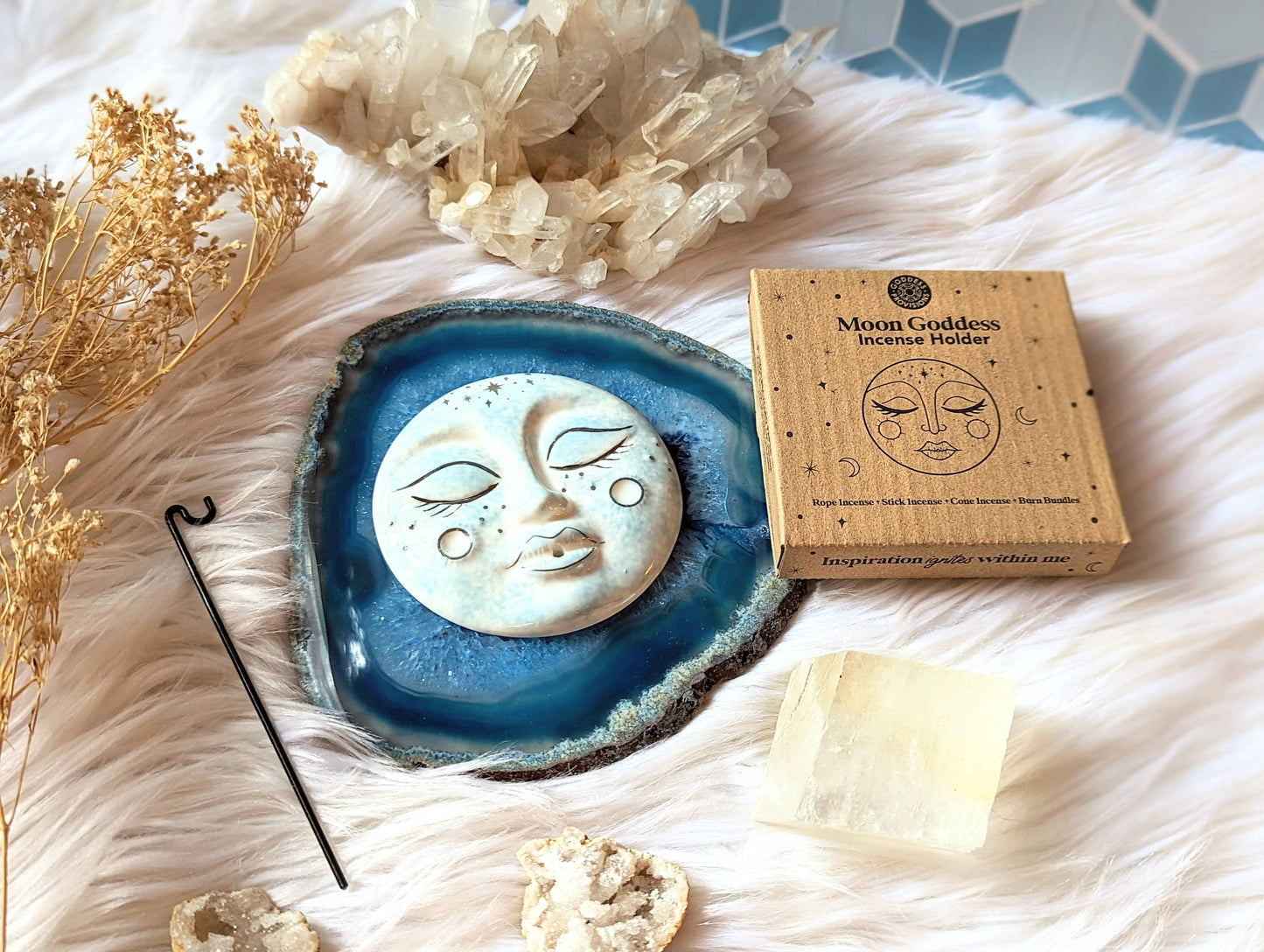 Moon Goddess Incense Dish