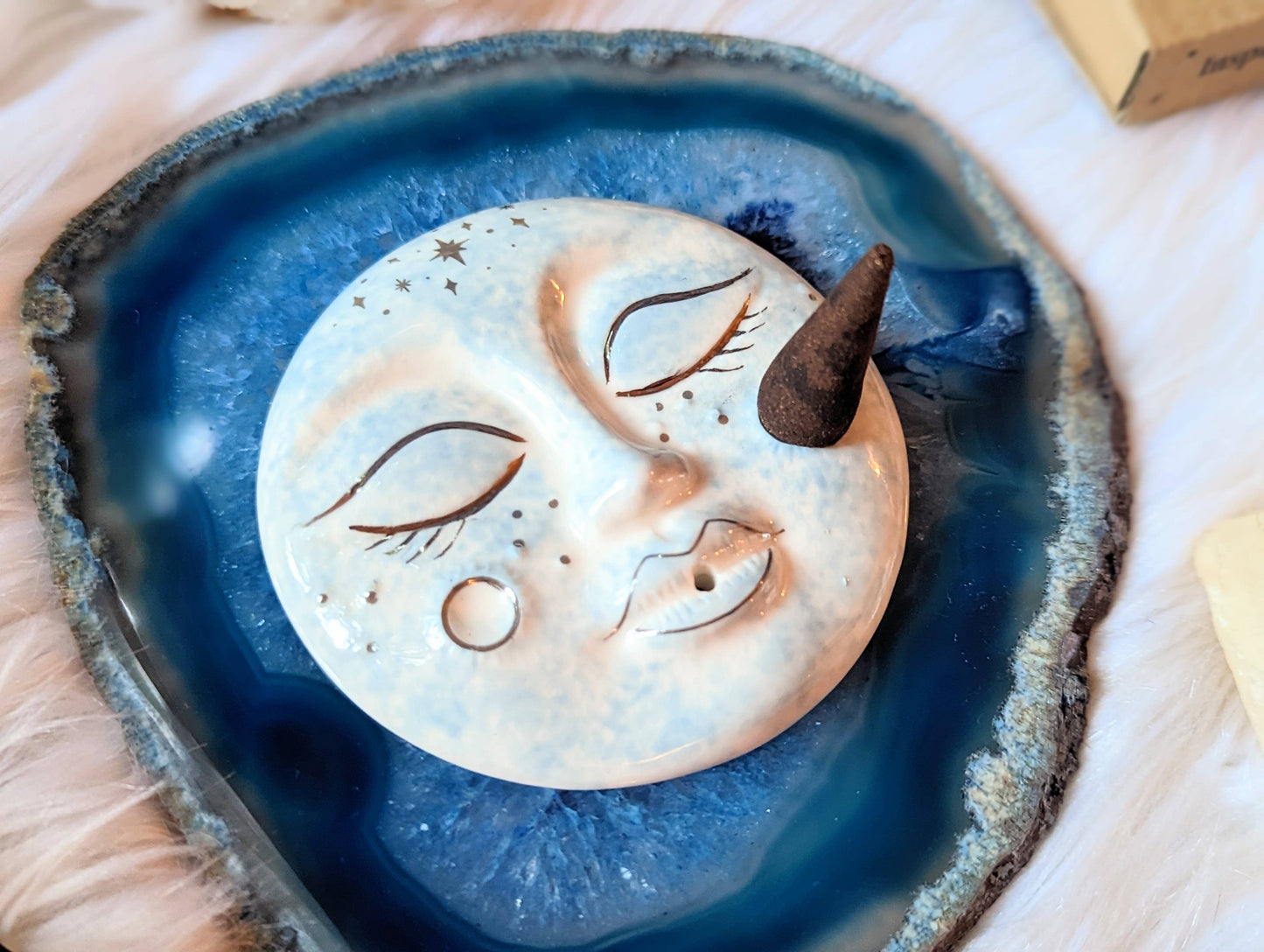 Moon Goddess Incense Dish