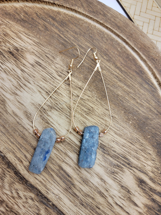 Blue Kyanite Earrings ✨️