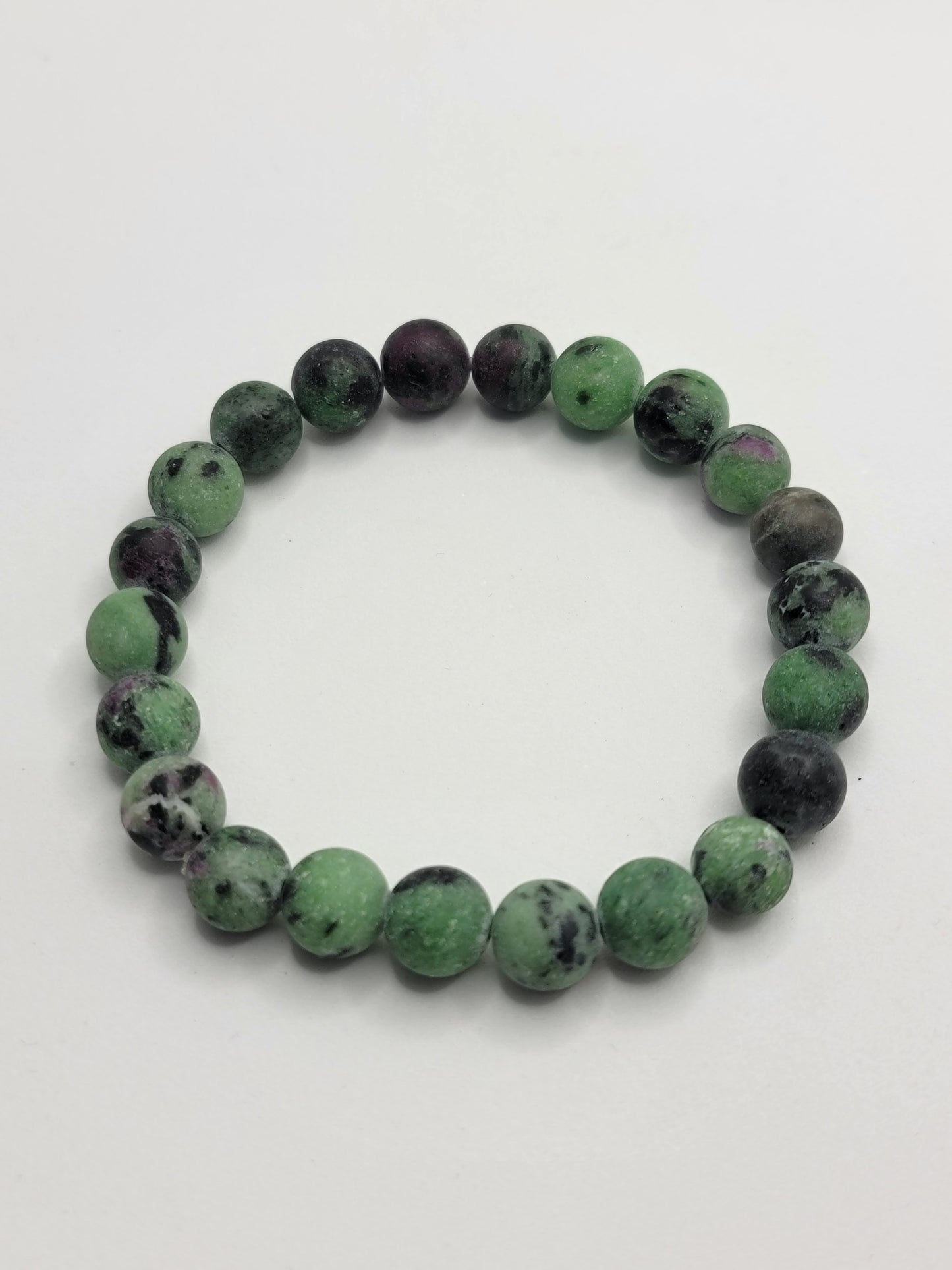 Ruby Zoisite Bracelet - Matte