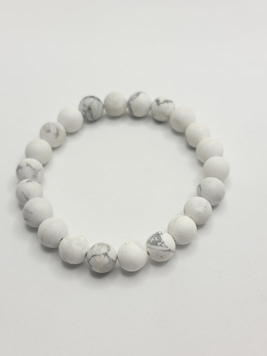 White Howlite Bracelet