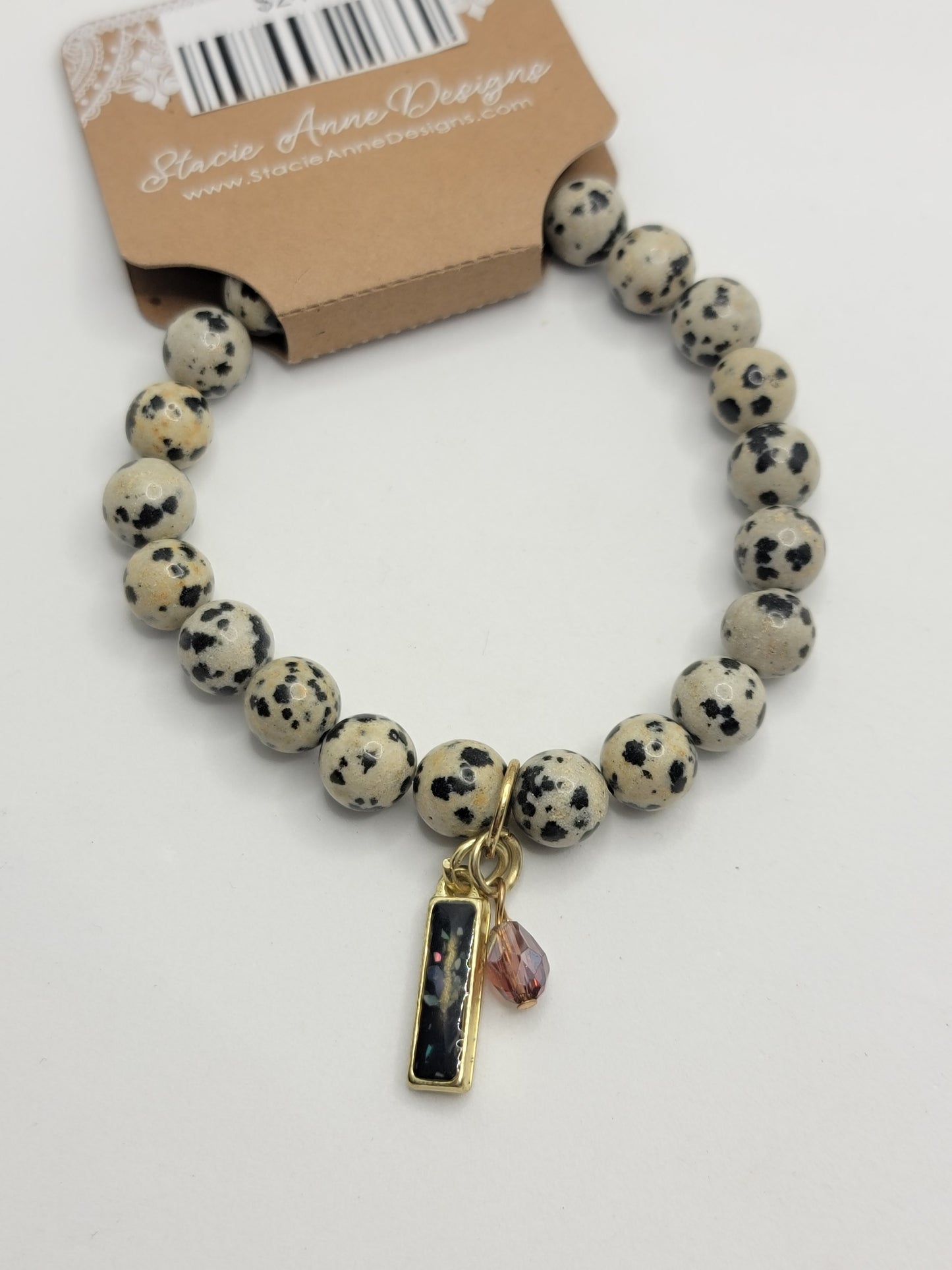 Dalmation Jasper Bracelet