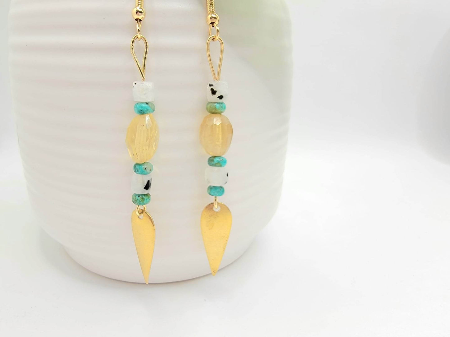 Fierce Citrine Earrings