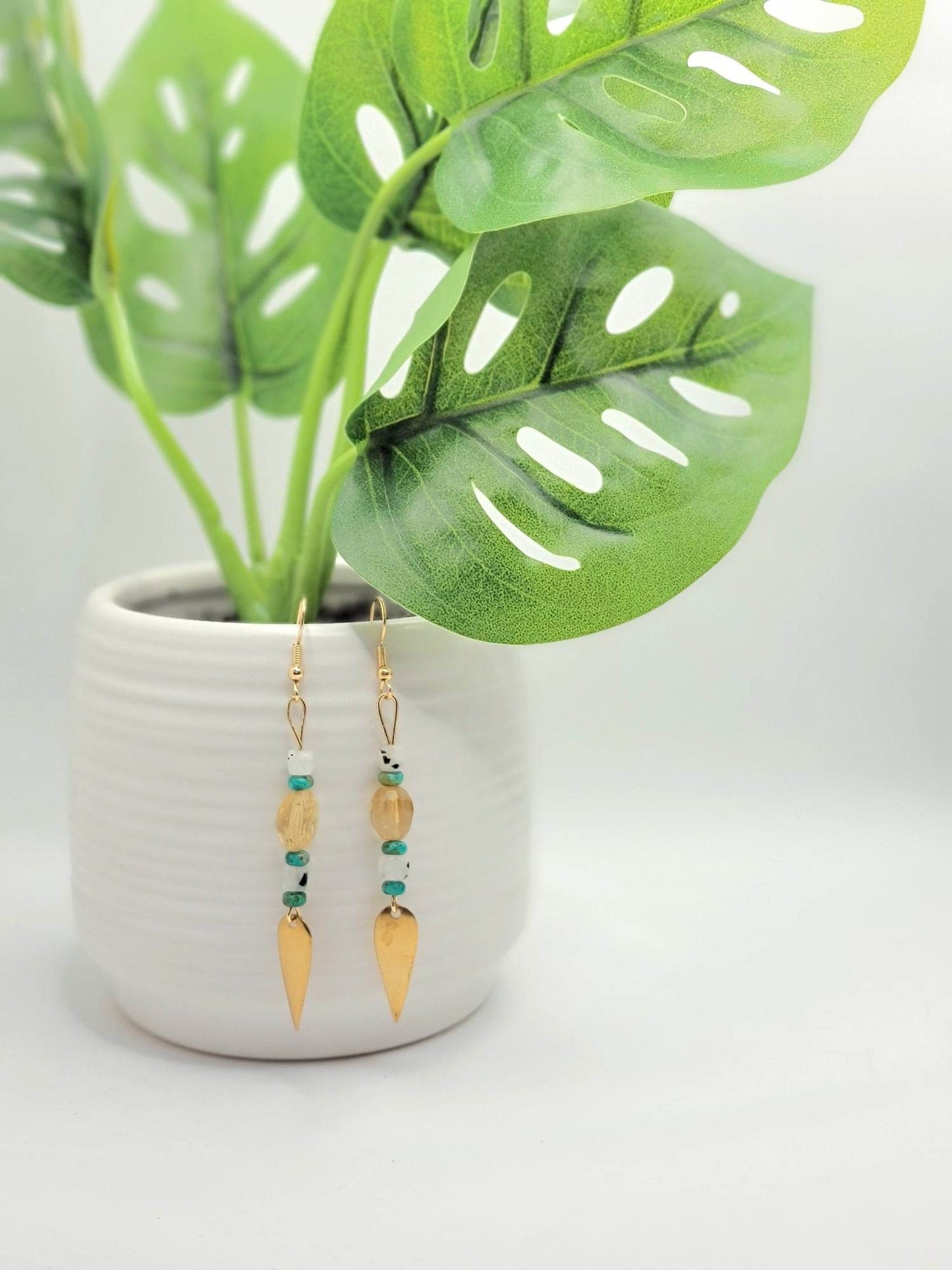 Fierce Citrine Earrings