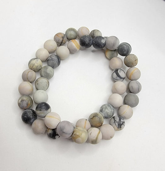 Picasso Jasper Matte Bracelete