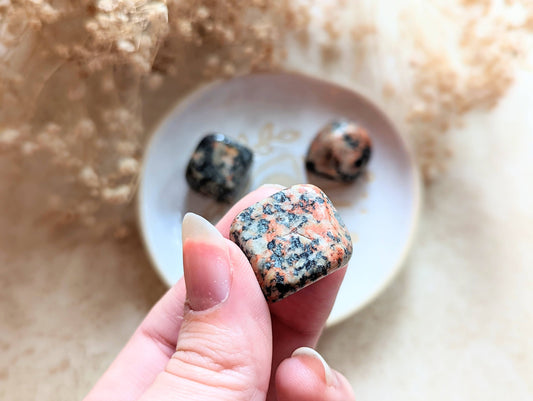 Tumbled Orange Unakite